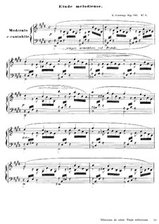 Pieces for Piano, Op.795: No.3 Etude melodieuse by Carl Czerny