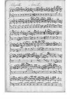 Three Sonatas for Harpsichord: Sonata No.3 in F Major by Johann Adolph Scheibe