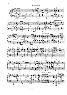 Soirées musicales, Op.6: No.5 Mazurka by Clara Schumann