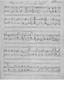 Sonata for Organ: Sonata for Organ by Johan Peter Emilius Hartmann