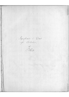 Symphony in D Minor: Symphony in D Minor by Peter Heise