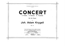 Organ Concert in C Major, Op.112: Organ Concert in C Major by Johan Adam Krygell