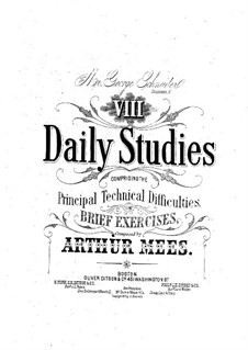 Eight Daily Studies: Eight Daily Studies by Arthur Mees