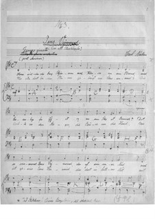 Strofiske Sange, FS 42 Op.21: Jens Vejmand (Jens the Roadmender) by Carl Nielsen