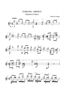 Preludes: Prelude No.34 by Francisco Tárrega