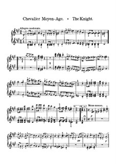 Hungarian Sketches, Op.24: No.6 The Knight – piano I part by Robert Volkmann