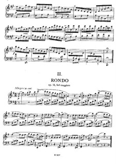 Two Rondos, Op.18: Rondo em G Maior by Jan Václav Voříšek