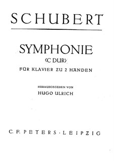 Symphony No.9 in C Major 'The Great', D.944: arranjo para piano by Franz Schubert