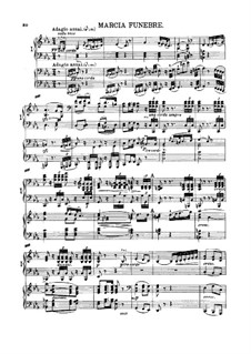 Fragments: movimento II-III, para dois pianos de quatro mãos by Ludwig van Beethoven