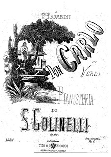 Fantasia on Themes from 'Don Carlos' by D.Verdi, op.199: Fantasia on Themes from 'Don Carlos' by D.Verdi by Stefano Golinelli