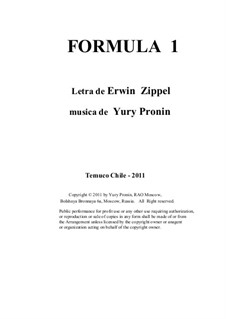 Formula 1: Formula 1 by Yury Pronin