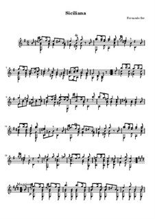 Six Divertissements, Op.2: Divertissement No.6 by Fernando Sor