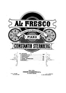 Al fresco, Op.22: No.6 Entr'act by Constantin Sternberg