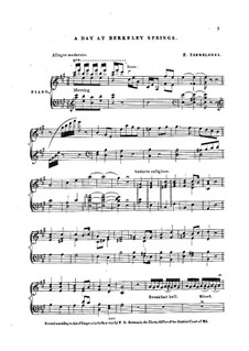 A Day at Berkely Springs, Op.27: A Day at Berkely Springs by Ernest Szemelényi