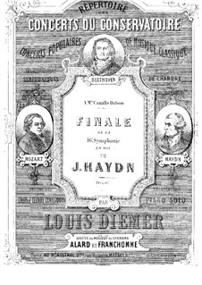 Symphony No.88 in G Major, Hob.I/88: Movimento IV. Versão para piano by Joseph Haydn