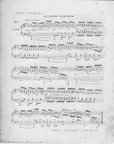 Two Etudes, Op.49: Dos Estudos by Wilhelm Taubert