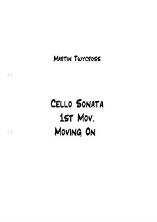 Sonata for Cello and Piano: Sonata para violoncelo e piano by Martin Twycross