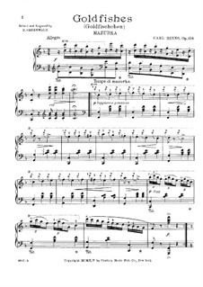 Goldfishes, Op.158: Goldfishes by Carl Heins