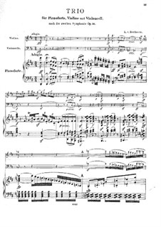 Complete set: Versão para trio de piano by Ludwig van Beethoven
