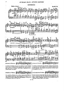 Ancient Dances, BV 126 Op.11: No.4 Bourrée by Ferruccio Busoni
