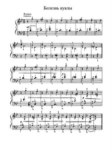 No.6 The Sick Doll: Para Piano by Pyotr Tchaikovsky