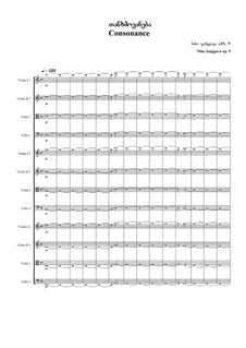 Consonance, Op.9: Consonance by Nino Janjgava