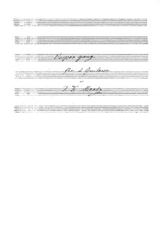 Vespergang für zwei Gitarren: Stimmen by Johann Kaspar Mertz