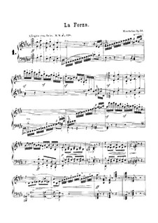 Three Allegri di Bravura, Op.1: No.1 La Forza by Ignaz Moscheles