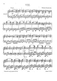 Dance No.8 in A Minor: Para Piano by Johannes Brahms