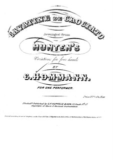 Cavatine de Crociato: Cavatine de Crociato by Franz Hunten