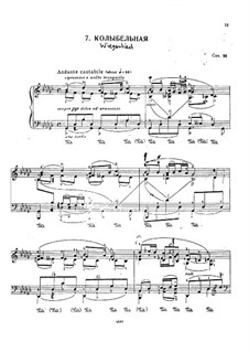 Wiegenlied (Cradle Song), D.498 Op.98 No.2: arranjo para piano by Franz Schubert