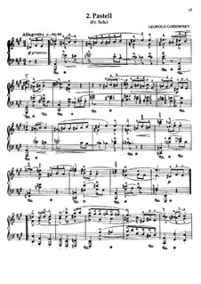 Waltz Masks: No.2 Pastell by Leopold Godowsky