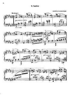 Waltz Masks: No.9 Satire by Leopold Godowsky