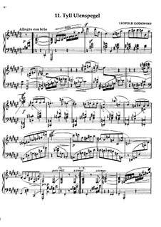 Waltz Masks: No.11 Till Eulenspiegel by Leopold Godowsky