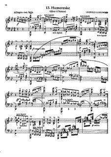 Waltz Masks: No.13 Humoresque by Leopold Godowsky