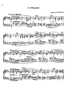 Waltz Masks: No.17 Minuet by Leopold Godowsky
