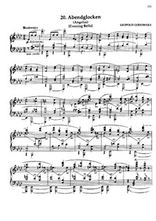 Waltz Masks: No.20 Evening Bells by Leopold Godowsky