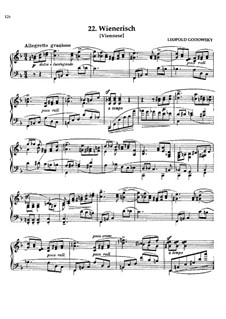 Waltz Masks: No.22 Viennese by Leopold Godowsky