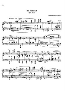 Waltz Masks: No.24 Portrait by Leopold Godowsky