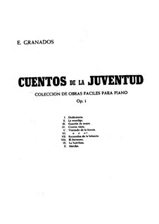 Cuentos de la juventud, Op.1: set completo by Enrique Granados