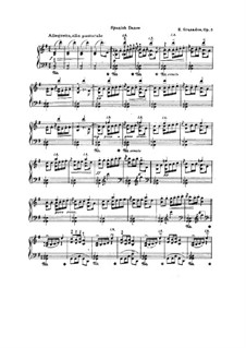 Dance No.4: Para Piano by Enrique Granados