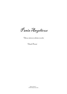 Panis Angelicus: partitura completa by Claude Torrent