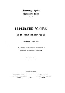 Jewish Sketches for Strings and Clarinet, Op.13: Jewish Sketches for Strings and Clarinet by Alexander Krein