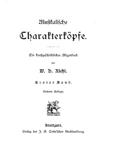 Musikalische Charakterköpfe: Band I by Wilhelm Heinrich Riehl
