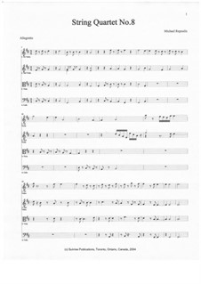 String Quartet No.8: String Quartet No.8 by Michael Repoulis