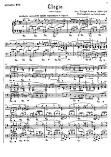 Elegy: Elegy by Jean-Philippe Rameau