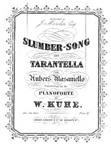 Slumber-Song and Tarantella: Para Piano by Daniel Auber