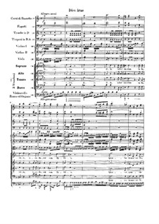 Dies irae: partitura completa by Wolfgang Amadeus Mozart