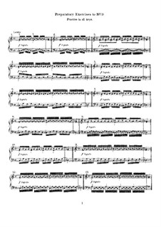 Sixty Exercises for Piano: set completo by Josef Pischna