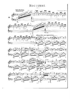 Nocturne No.1 in A Flat Major, Op.3: Para Piano by Joseph Leybach